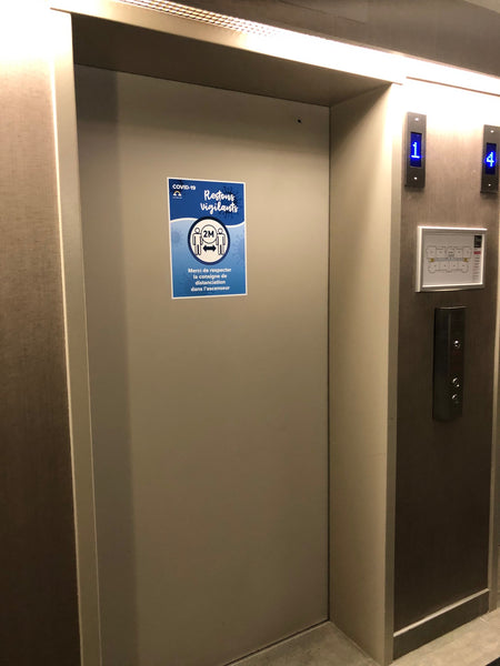 Autocollants ascenseurs 2 mètres